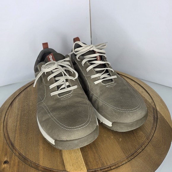 Dunham Glastonbury Ubal ii Waterproof Shoes Size 10.5 WW Extra Wide Greige Brown main image 12